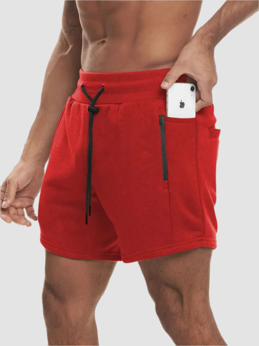 Workout Shorts - Red