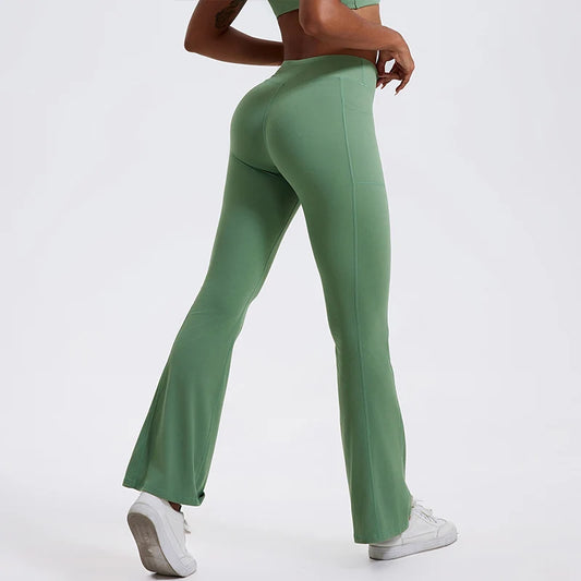 Workout Leggings - Green Color