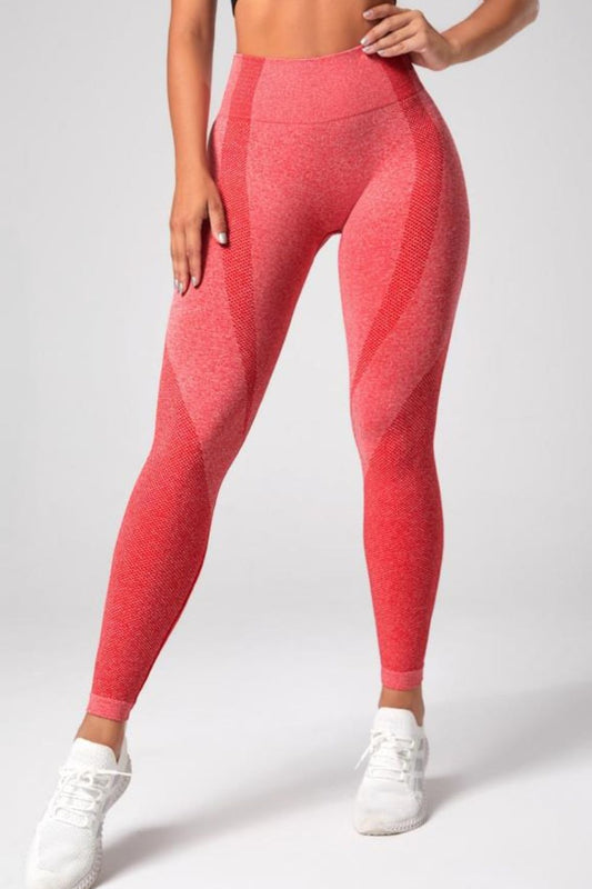 Workout Leggings - Strawberry Color