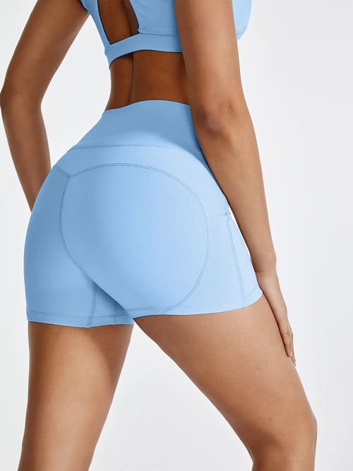 Workout shorts - Light Blue